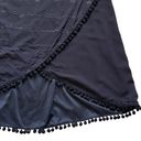 Lane Bryant  Women’s Faux Wrap Pom Pom Skirt Plus Size 24  Embroidered Black Photo 3