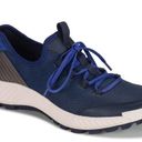 Baretraps  Women's Navy Low Top Lace Up Slip Resistant Malina Sneakers sz 7.5 Photo 0