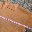 Six/fifty Women fold over Knit sweater Tops Rust M Photo 10