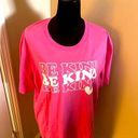 Krass&co Be Kind retro style Graphic T-shirt, size 3x , pink by Whipi  Photo 0