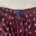 Ralph Lauren Burgundy PJ Bottoms Photo 4