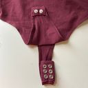 Guess Burgundy Tank Bodysuit Photo 4