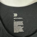 All In Motion  Women's Round Neck Sleeveless Black Blouse Size 1X Photo 2