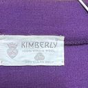 Kimberly VINTAGE  Purple Blazer Coat Photo 5