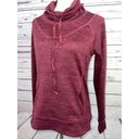 Kuhl  Lea Pullover Sweatshirt size Small Cowl neck 4186 Pocket LÉA Cardinal Layer Photo 7