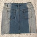 American Threads Jean Skirt Photo 1