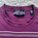 Ted Baker London Purple Stripe Peplum Blouse Sweater Photo 4