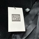 Cinzia Rocca Women’s Size 8 Black Wool Notched Collar Classic Coat Photo 9