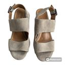 Vionic Taupe Bianca Women's Suede Sandals In 7M Photo 1