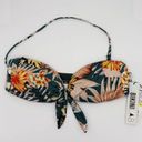 The Bikini Lab NEW Tropical bandeau bikini top, Teal, Medium Photo 3