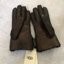 UGG  Metallic Black Bow Shorty Glove Slim Fit Water Resistant NEW Photo 3