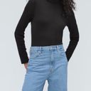 Everlane NWT  Black Supima Micro Rib Turtleneck Shirt XS Photo 4