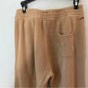 N: Philanthropy Front Zip Joggers Sweatpants in Camel Tan Size M Photo 11