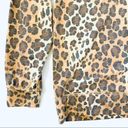 Caslon  Cozy Animal Print Leopard Sweatshirt M Photo 3