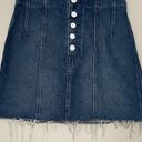 GRLFRND  Twiggy High Rise Denim Mini Skirt Size 28 Photo 2