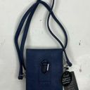 Harper K. Carroll  RFID Protected Secure Style Vegan Faux Leather Blue Crossbody Photo 8