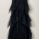 BCBGMAXAZRIA  Corset Tulle Gown in Black Photo 6