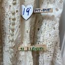 Antica Sartoria Coverup Swim Pool Off White BOHO Dress Eyelet, Size: Large NWT Photo 8