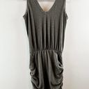 Sundry  Jersey Ruched Mini Tank Dress Olive Green 0 / XS Photo 6