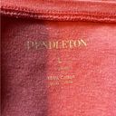 Pendleton  V-neck Cotton Tee T-shirt Size Large Photo 4