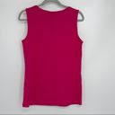 Karen Scott  PINK COTTON TANK TOP MEDIUM Photo 3