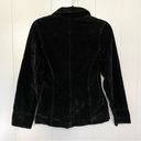 Guess Vintage  Black Velvet 90s Y2K Classic Retro Jacket Pants Matching Set S Photo 3