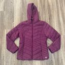 Xersion Womens  Purple Puffer Coat with Hood - M Photo 0