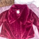 Candie's Candie’s Faux Fur Magenta Jacket  Photo 0