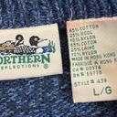 Northern Reflections Vintage  Nature Scene Wool Blend Button Down Sweater Large Photo 15