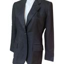 The Row Embassy Single Button Black Linen Jacket Blazer, Sz 4 Photo 4