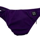 JOLYN  Swimsuit Bikini Bottom Women's Size Medium Royal Purple Drawstring Waist Photo 2