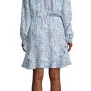 Parker  Harbin Spotted Silk Dress Long Sleeve Tiered‎ Ruffle Mini Size Medium Photo 1