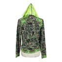 Maaji  Coastal Hills Yoga Athletic Green Zip Up Hoodie Lightweight Jacket Small Photo 4