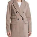 BCBGMAXAZRIA  Peak Lapel Double Breasted Coat Color Stone Size M NWT Photo 14