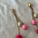 Ettika NWOT  18k gold plated bead drop earrings Photo 2