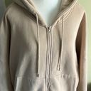 Lounge Mable cream oversized balloon sleeve zip up hoodie sweatshirt  jacket Photo 14