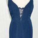 Hayley Paige Occasions Hayley Paige Sleeveless Sweetheart Neckline Lace Racerback Dress Navy Blue 12 Photo 13