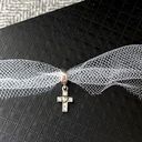 Pandora Authentic  Cross Dangle with Clear CZ Charm Photo 0