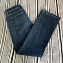 White House | Black Market Banana Republic Mid Rise Straight Leg Dark Blue Wash 90s Jeans size 2 Short Photo 4