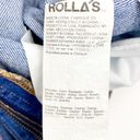 Rolla's Rolla’s Miller Mid High Rise Slim Jeans Distressed Destroyed Medium Wash Photo 11