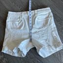 L'Agence  Balboa Slouchy Denim Shorts Womens Size 25 White Distressed Photo 4