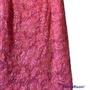 Carmen Marc Valvo Carmen Marc Volvo pink beaded lace dress Photo 3