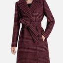 Anne Klein NWT  Coat Women's Wool Blend Plaid Belted Wrap Plus Size 14 Photo 0