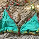 Eidon Retro Floral Hawaiian Inspired Multicolor Bikini Triangle Top Photo 1