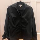 Worthington Classic Black Button Down Shirt  Photo 0