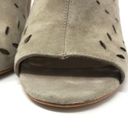 via spiga  Nellie Cut Out Open Toe Bootie Grey Sz 9 Photo 3