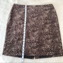 Talbots Velvet Leopard Print Pencil Skirt Cheetah Brown Tan Petite Plus Size 14 Photo 8