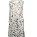 Well Worn  Countryside Floral Linen V-neck Ruffle Tie Waist Maxi Dress Size S Photo 6