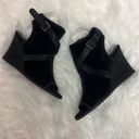 Denim supply Ralph Lauren Black Suede Peep Toe Ankle booties Size 7 BIN 16 Photo 1