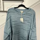 a.n.a . Crew Neck Long Sleeve Sweater, Women’s Plus Size 2X, NWT Photo 2